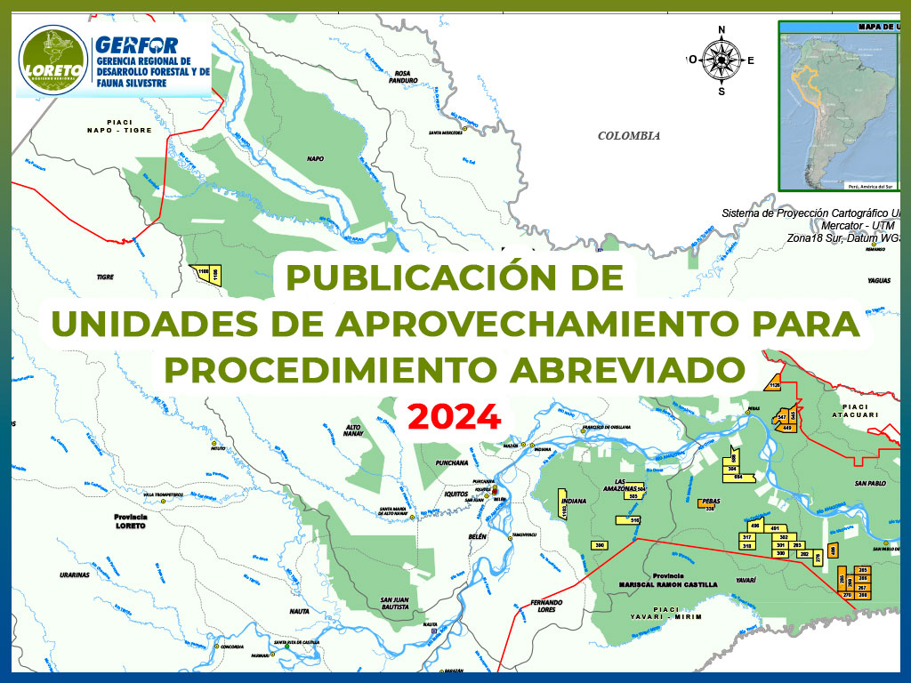 PUBLICACIÓN DE UNIDADES DE APROVECHAMIENTO PARA PROCEDIMIENTO ABREVIADO - 2024