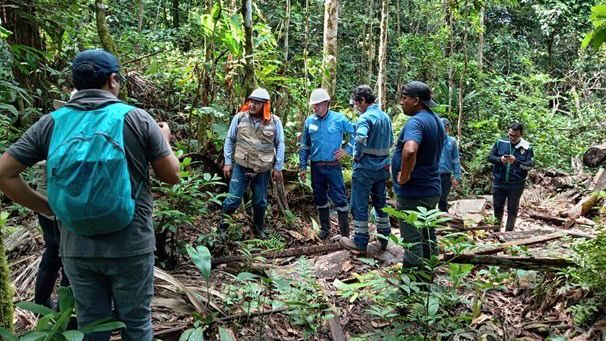 CONSTATACIÓN FISCAL EN LA COMUNIDAD NATIVA SANTA ROSA POR PRESUNTA AFECTACIÓN AMBIENTAL